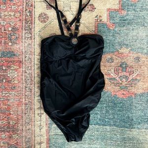 Maternity one-piece swim suit